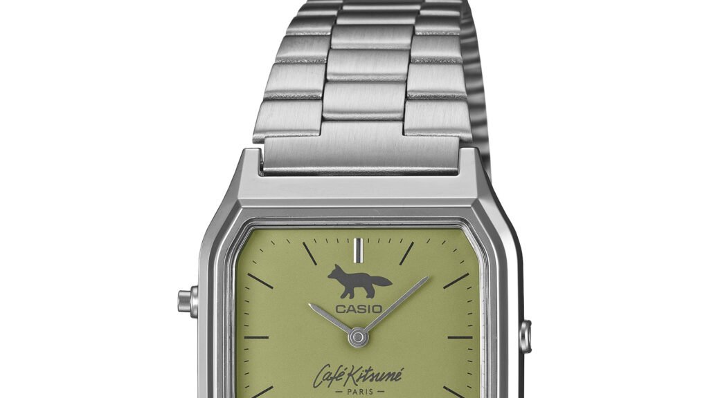 Casio lansează un ceas popular în ediție limitată dedicat Café Kitsuné, inspirat de cultura ceaiului matcha 1