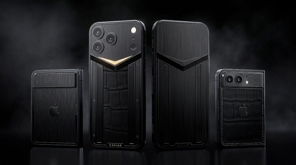 Black Edition, noua colecție Caviar cu iPhone de lux de până la 14.000 de dolari. Două modele nu mai au camere – VIDEO 1